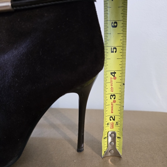 Chocolate brown suede boots - Picture 7 of 7